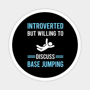 Introverted Base Jumping Jump Jumper Magnet